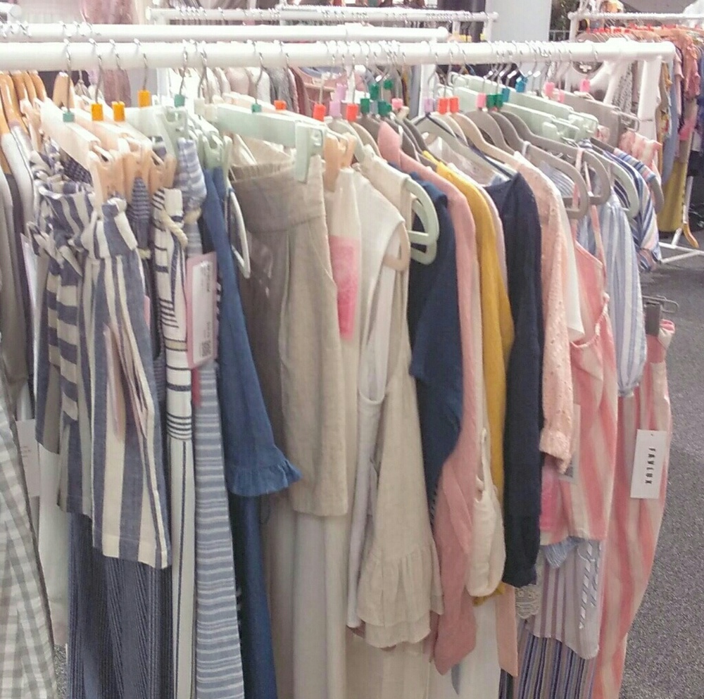 Dresses and T-shirts